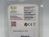 the back of a plastic bag with a label on it