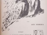 an open book with a drawing of a man on a horse