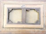 a picture of a window with a broken glass