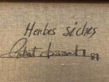 une image d'un gros plan d'une écriture manuscrite sur un morceau de tissu
