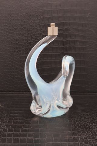 Dans le goût de Murano – Monture de lampe de table en cristal ble...