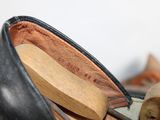 a pair of shoes that are sitting next to each other