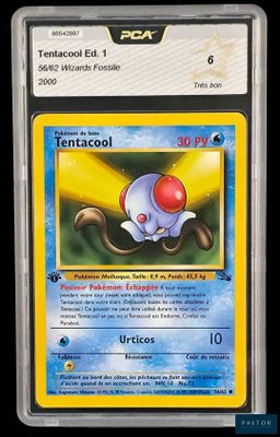 gros plan d'une carte pokemon sur fond noir