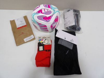 FOOTBALL : x5 articles neufs : Compression Mollets S, Protèg…