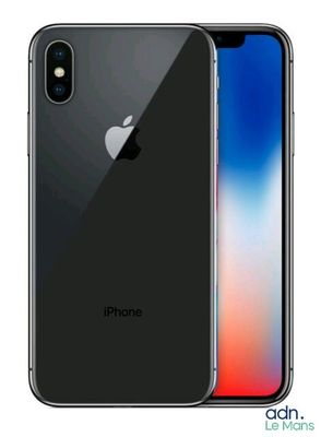 Apple iPhone X 64 Go, gris sidéral