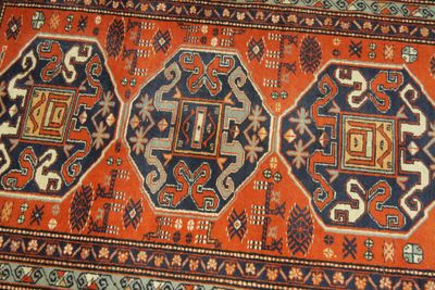 Tapis Derbent (chaine, trame et velours en laine), Nord-est …