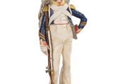 figurine représentant un homme en uniforme militaire, muni d'un fusil
