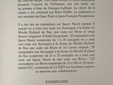 the back cover of a book with a picture of a clock on it