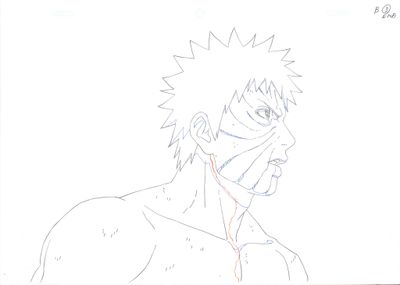 dessin représentant un homme dont le visage est tracé au crayon sur une feuille de papier