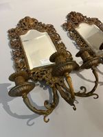 Paire de réflecteurs en métal à trois bras de lumières à déc… (photo 4)