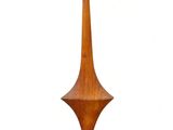 an image of a wooden sculpture on a white background