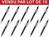 a set of six pens with the words vendu par lot de 10
