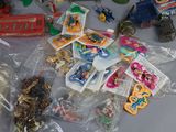 a lot of toys that are on the table