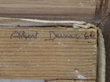 a picture of a piece of wood with writing on it