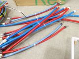 a lot of wires that are sitting on a table