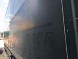 a truck that is parked on the side of the road