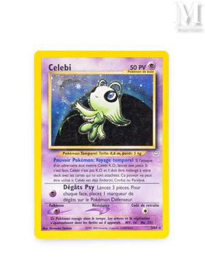 a close up of a pokemon card on a white surface