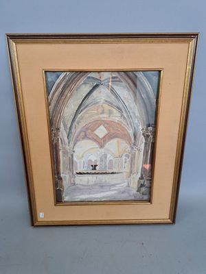 École début XXème Intérieur d'église