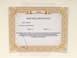 a certificate on the wall with a picture of a dog