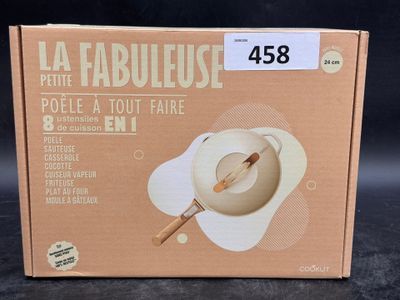 a cardboard box with a picture of a bowl and a spoon in it