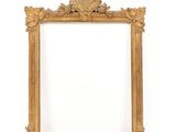 an image of a gold frame on a white background