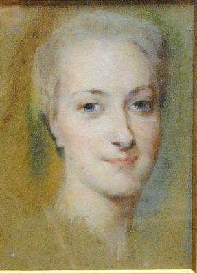 Ecole Française XIXème siècle "Portrait de jeune femme", des…