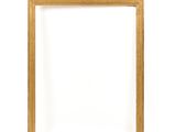 cadre photo en bois, photographié seul sur fond blanc