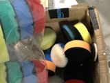a box with a stuffed animal inside of it