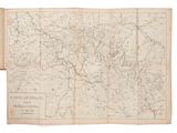 une vieille carte de la ville de Charlotte, en Virginie, sur laquelle figure un réseau routier