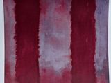 an image of a painting of red and purple stripes on a white background