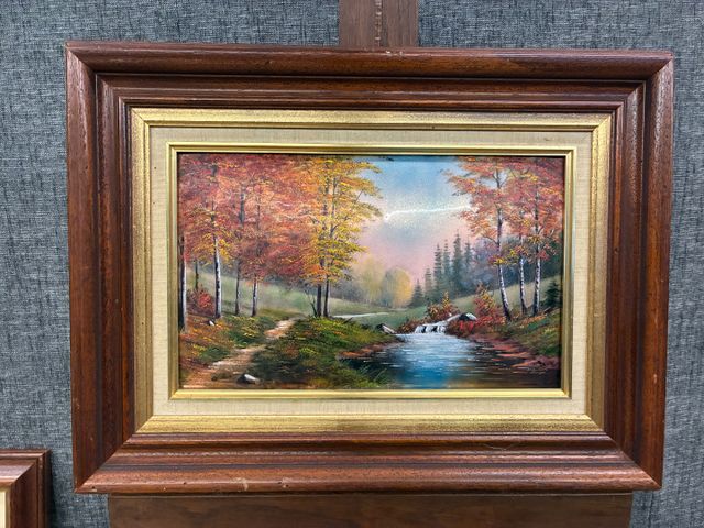 Émail de Limoges « Paysage à la rivière » Signé Jean Paul BOUCHAR...