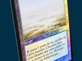 a picture of a card with a picture of a beach