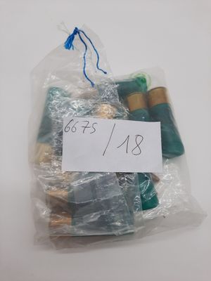 a bag of assorted items with a price tag on it