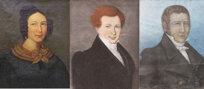 ECOLE FRANCAISE, 1ère moitié XIXème, "Famille Le Canut", sui…