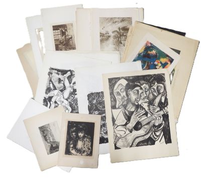 many different pictures of people on the pages of a book
