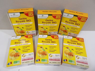 COMPLÉMENT ALIMENTAIRE : Les 3 Chênes - Lot de x6 Gelées Royale : Ampo - Photo 1