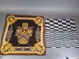 two pieces of cloth that are on a table