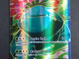gros plan d'une carte pokemon sur une table