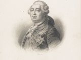 an old black and white drawing of a man in a military uniform