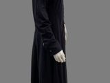 an image of a mannequin dressed in a black coat and pants