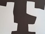 a black and white picture of a letter f on a piece of paper