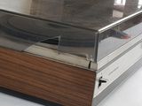 a record player that is sitting on a table