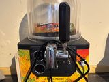 a blender with a blender on top of it on a counter
