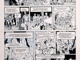 une image en noir et blanc représentant une bande dessinée avec plusieurs bandes dessinées