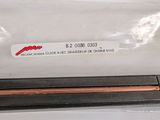 a close up of a piece of metal with a label on it