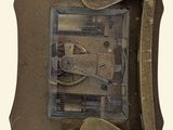 a picture of a clock that is on the wall