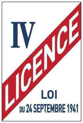 le logo du club de football français sous licence