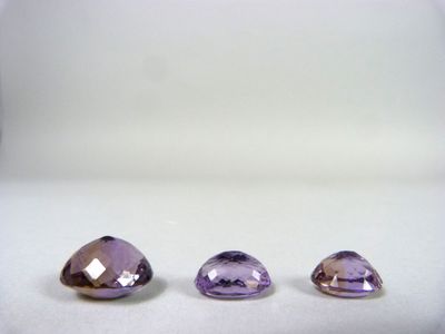3 amétrines ovales 12.11 cts 16x14x9.4 n°1052095