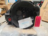 a close up of a blower motor on a table in a warehouse