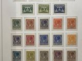 an image of a picture of a collection of stamps on display